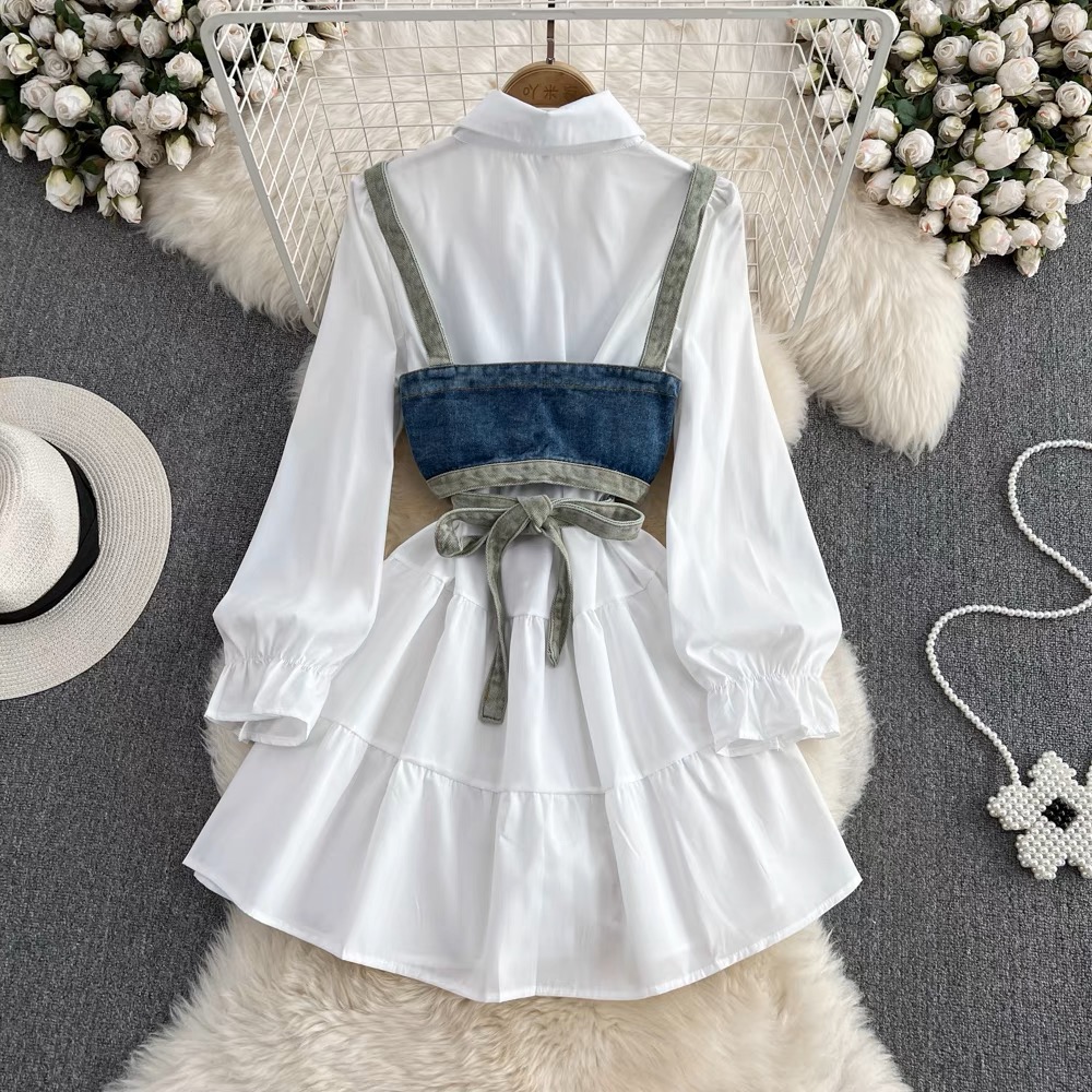 You are next level denim shirt dress SDZZ791 images